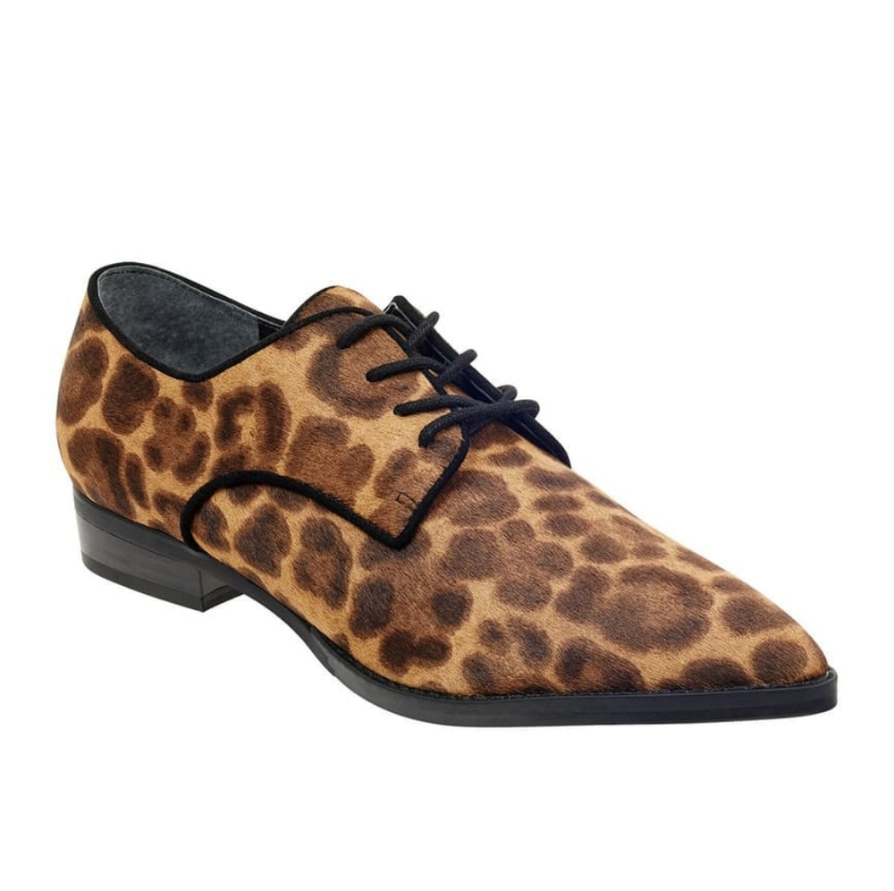 2/$20 Marc Fisher Finna Leopard Pointy Toe Derby